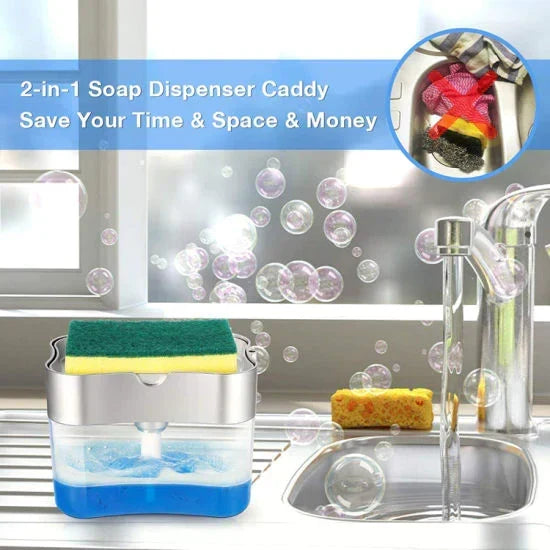 2-in-1 Sponge Holder & Soap Tray - alternate view 2