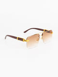 Square Sunglasses - Brown