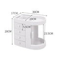 4 Tiers Acrylic Multifunction Vanity - alternate view 4