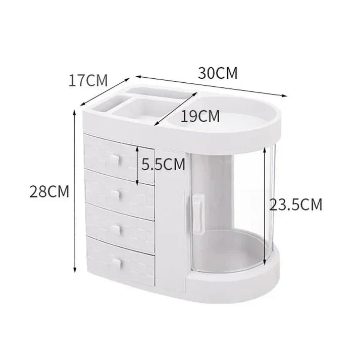 4 Tiers Acrylic Multifunction Vanity - alternate view 4