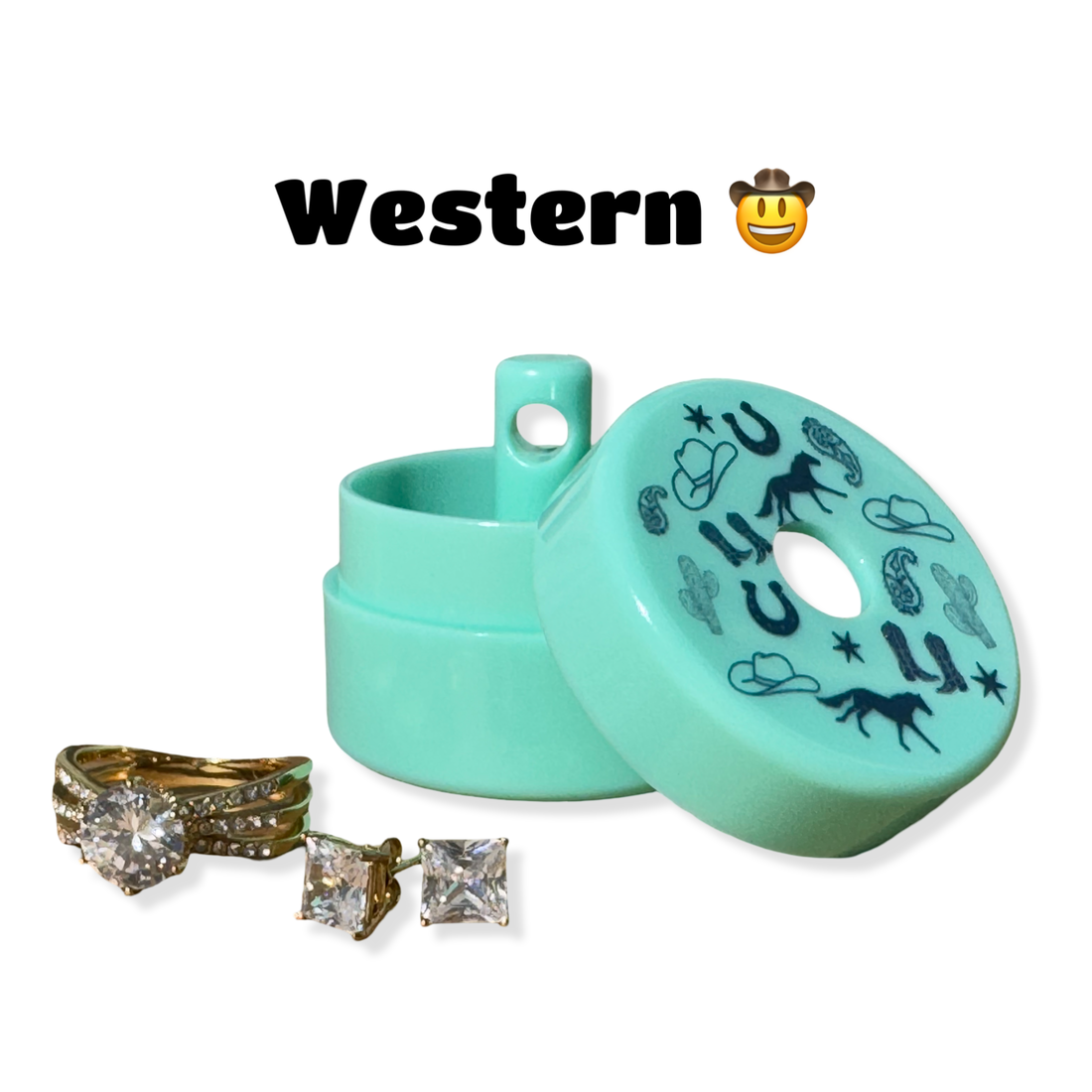 Western Travel Jewelry Holder