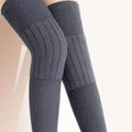 Wearing velvet knee pads