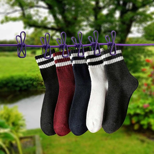 Portable Clothesline With 12 Clip - alternate view 2