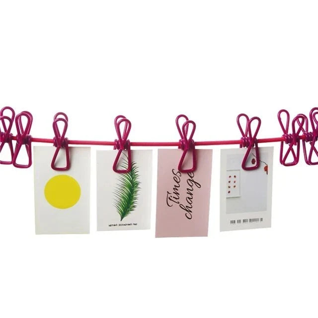 Portable Clothesline With 12 Clip - alternate view 7