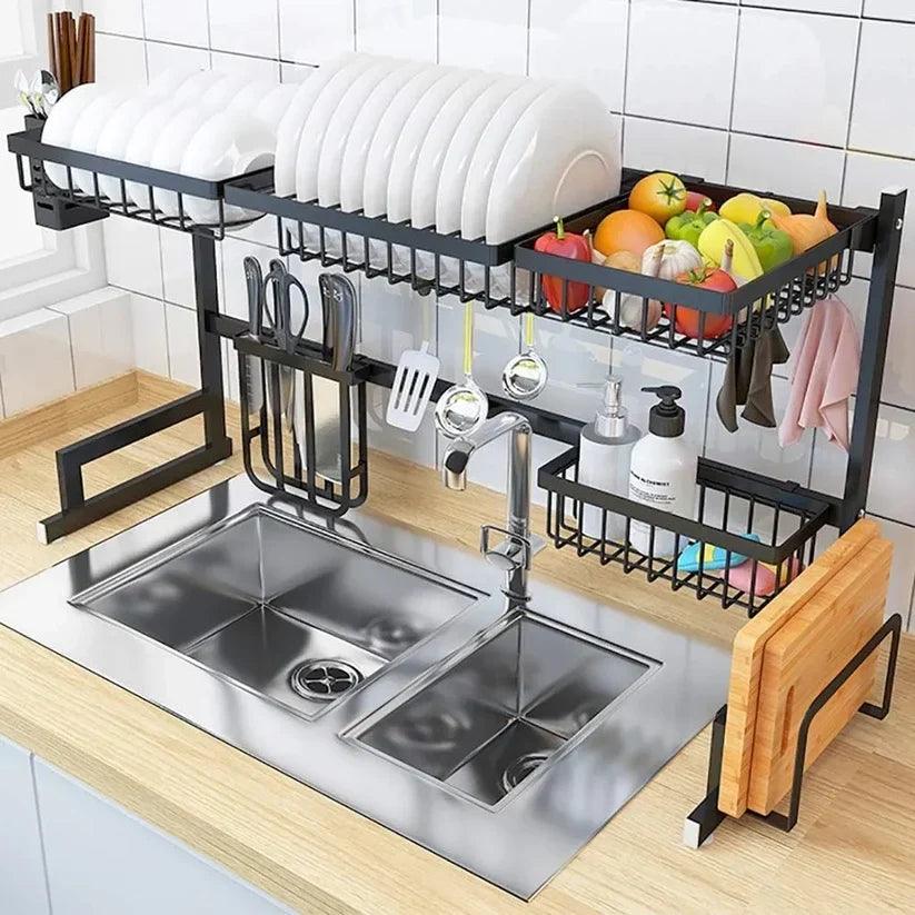 Kitchen Dish Drying Rack Over Sink