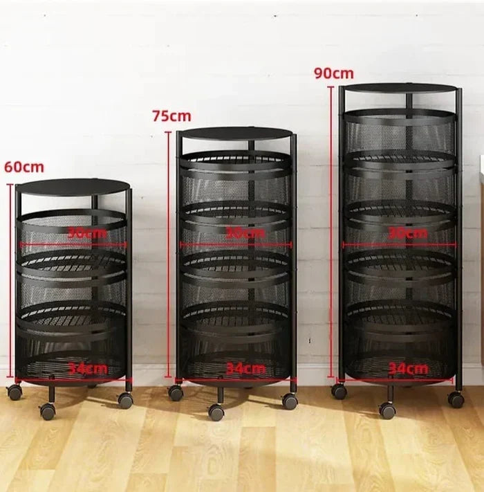 Premium Round Metal Trolley - alternate view 10