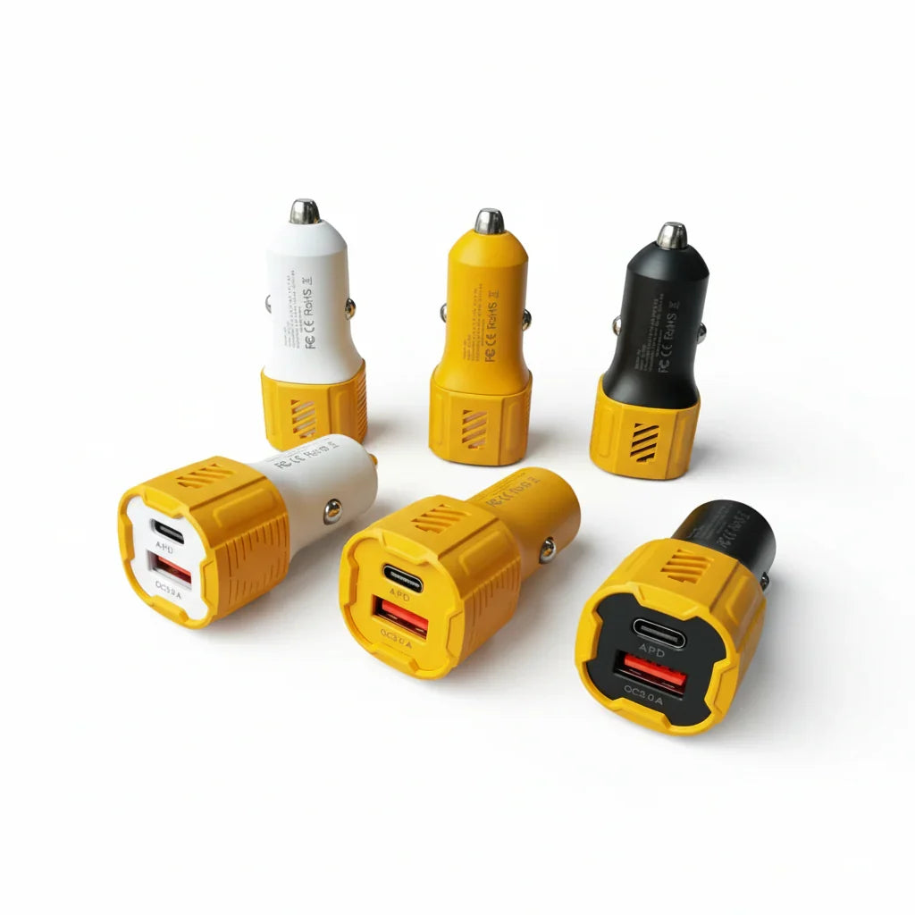 USB + PD Dual-Port Car Charger - alternate view 2
