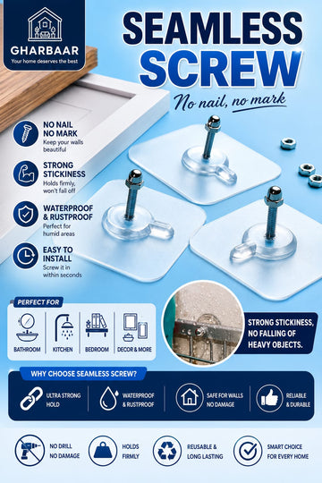 Seamless Screw Wall Mount