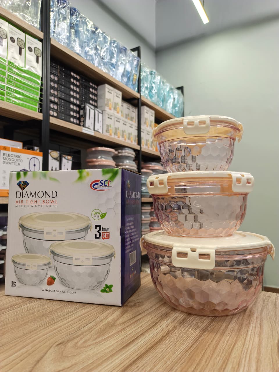 Diamond Air Tight Bowl Set - alternate view 4