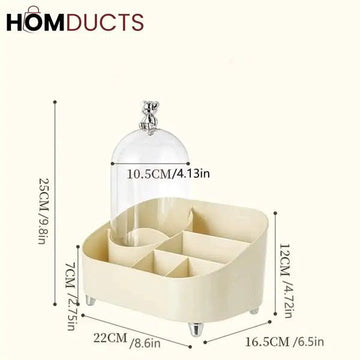 Rotating Cosmetic Storage Organizer