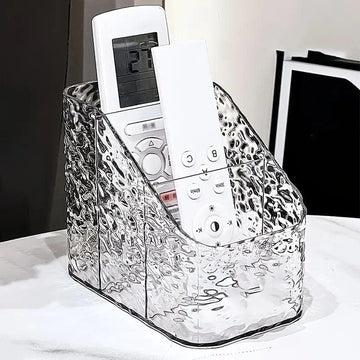 Luxury Textured Makeup & Remote Control Organizer