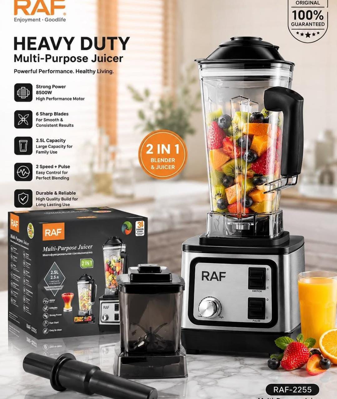 RAF Multi-Purpose Juicer Blender - alternate view 2
