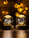 Islamic LED Crystal Ball Lamp
