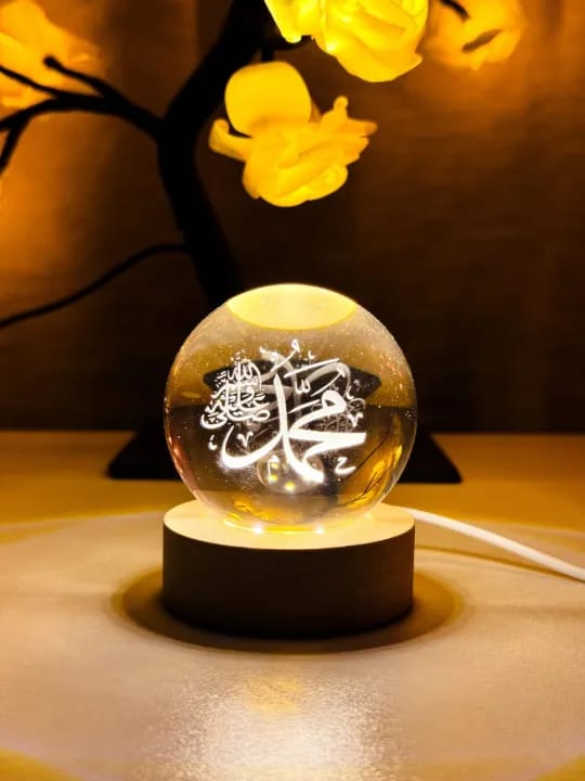 Islamic LED Crystal Ball Lamp - alternate view 2