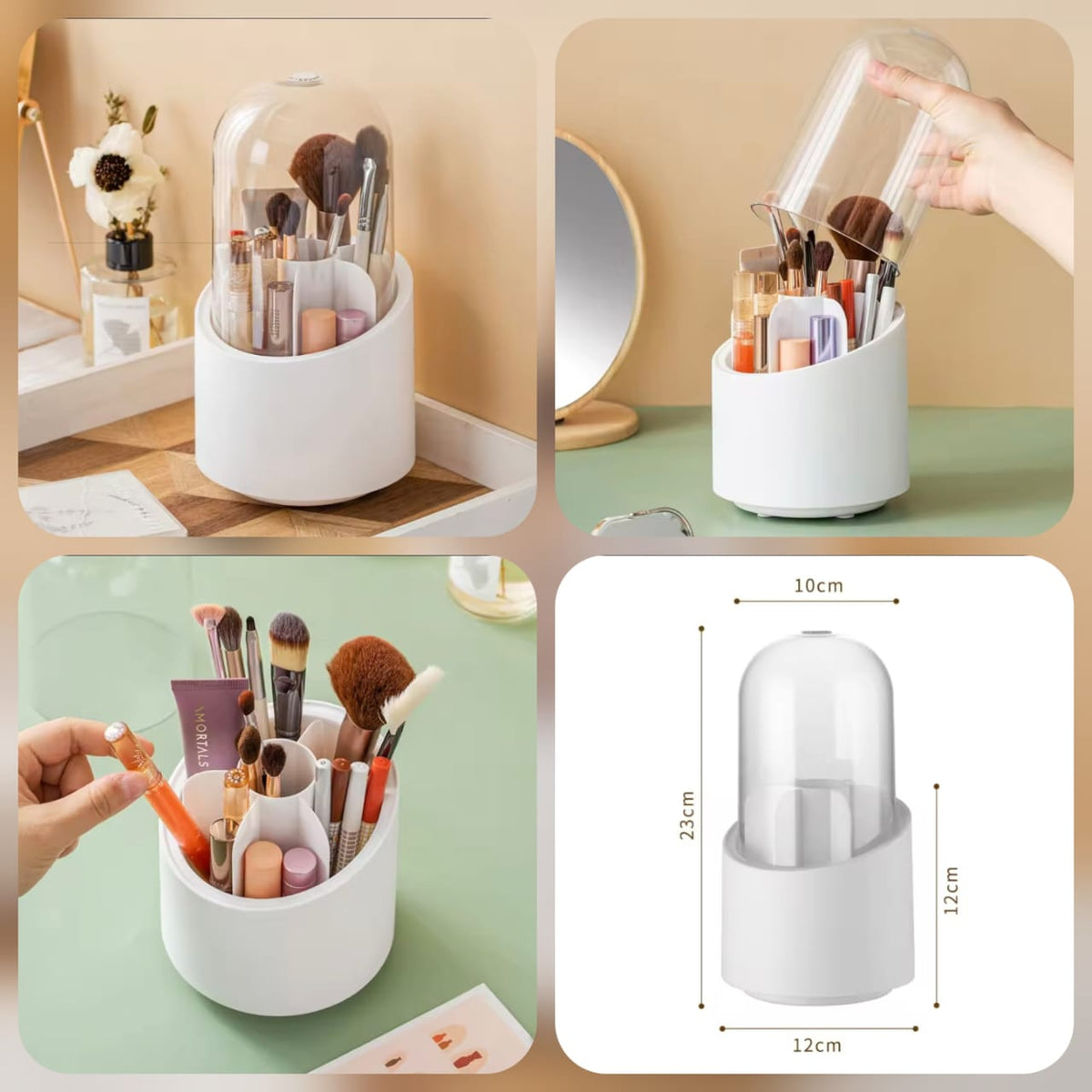 360° Rotating Makeup Organizer - alternate view 3