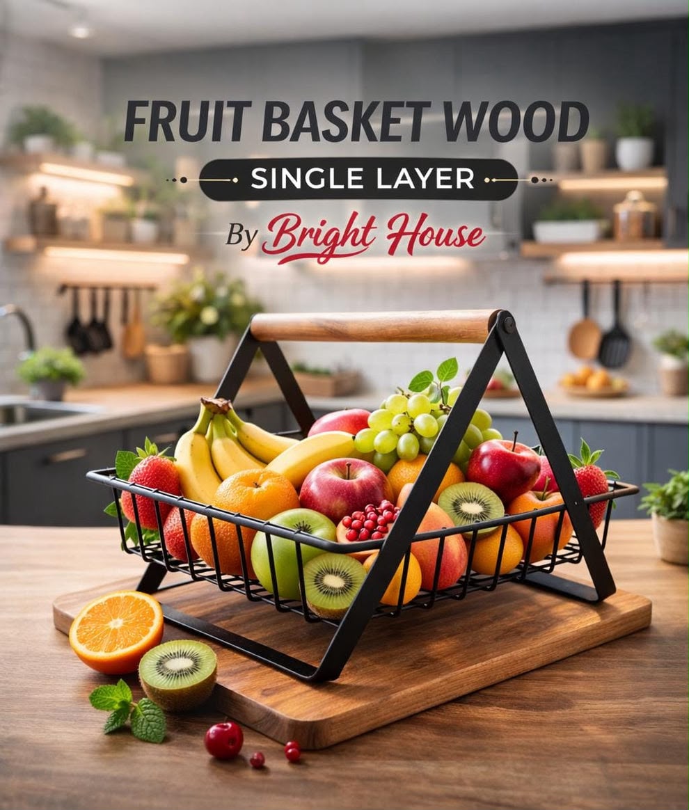 Wooden Fruit Basket - alternate view 2