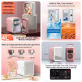4L Beauty Mini Fridge with LED Mirror - alternate view 2