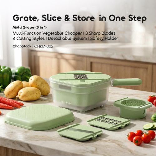 Multi Grater & Vegetable Chopper