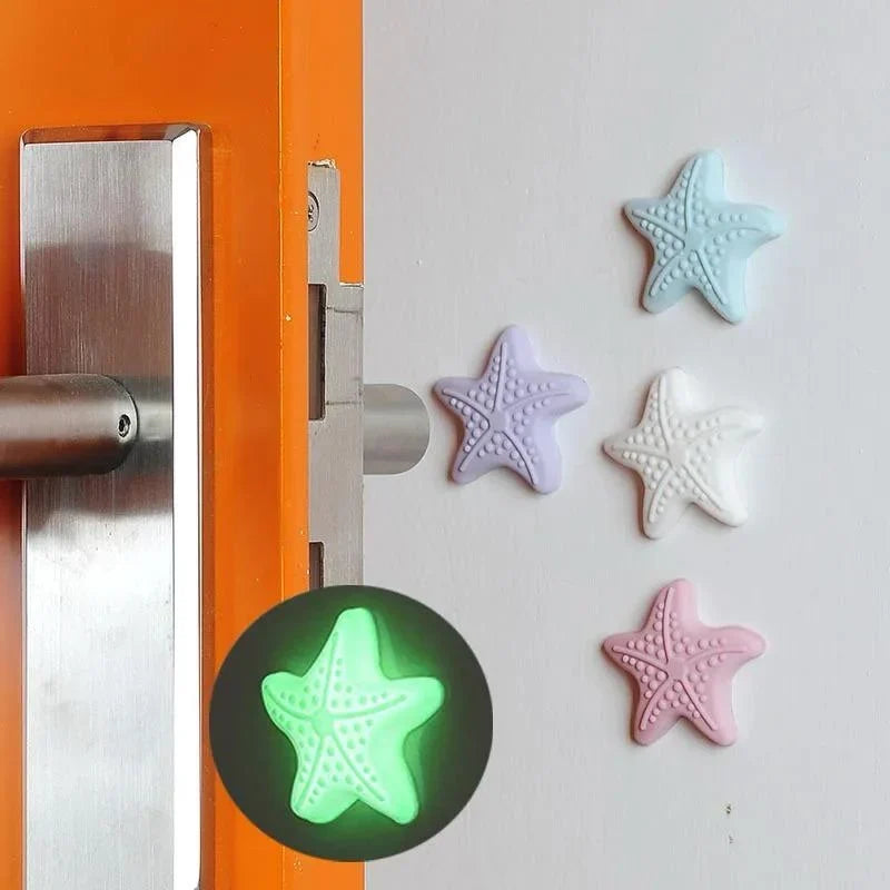 4 Pcs Silicone Stars Door Stopper - alternate view 2