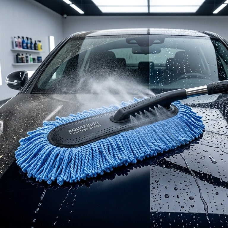 2 in 1 Microfiber Water Cleaning Car Duster