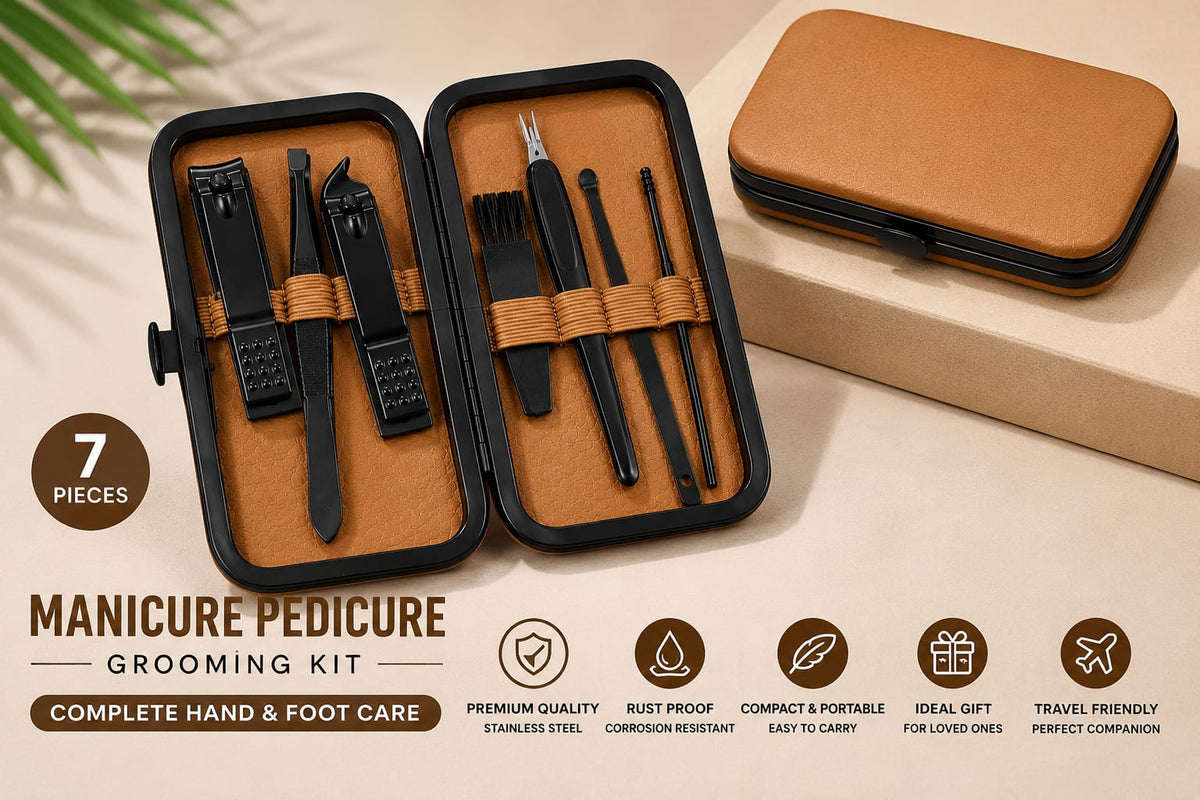 7-Piece Manicure Pedicure Grooming Kit - alternate view 2
