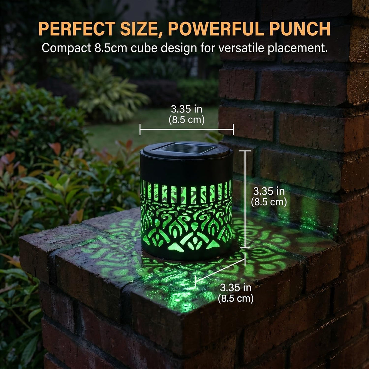 Aura Mandala solar outdoor projection light