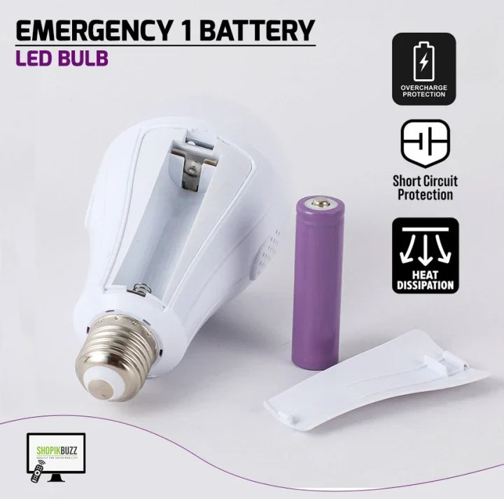 20W Emergency Rechargeable LED Bulb - alternate view 5