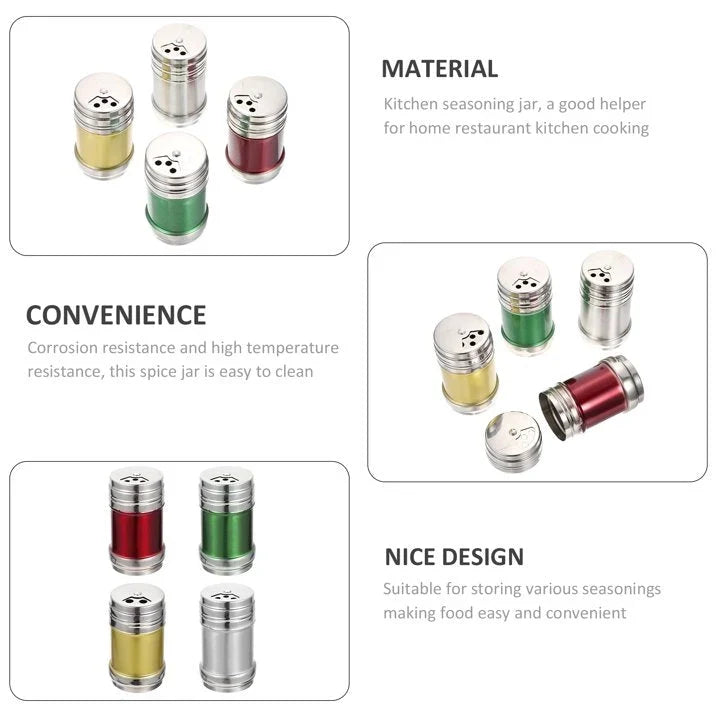 Stainless Steel Spice Shaker – Silver - alternate view 5