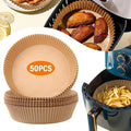 Disposable Air Fryer Paper Liners (50 Pcs)