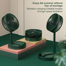 USB Rechargeable Telescopic Folding Fan - alternate view 3