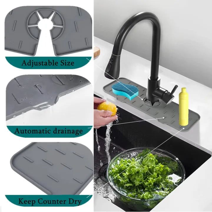 Adjustable Silicone Sink Splash Guard - alternate view 4