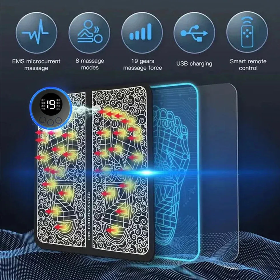 Electric Foot Massage Pad key features