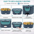 Portable electric food warmer lunch box