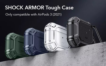 ESR Cyber Armor Tough Case With Halolock For Airpods Pro 1st Gen