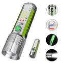 Rechargeable Zoom Flashlight with Currency Checker