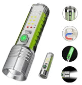Rechargeable Zoom Flashlight with Currency Checker