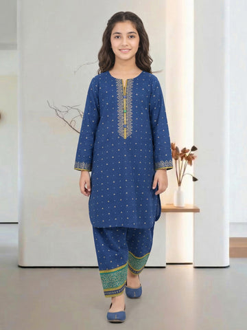 2 Piece Lawn Suit (Pret) – Blue (A6781ST-143)