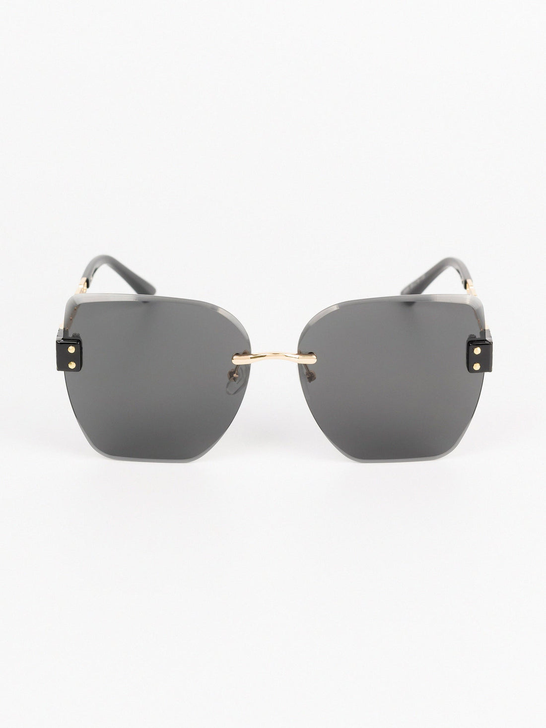 Hexagonal Sunglasses - Black
