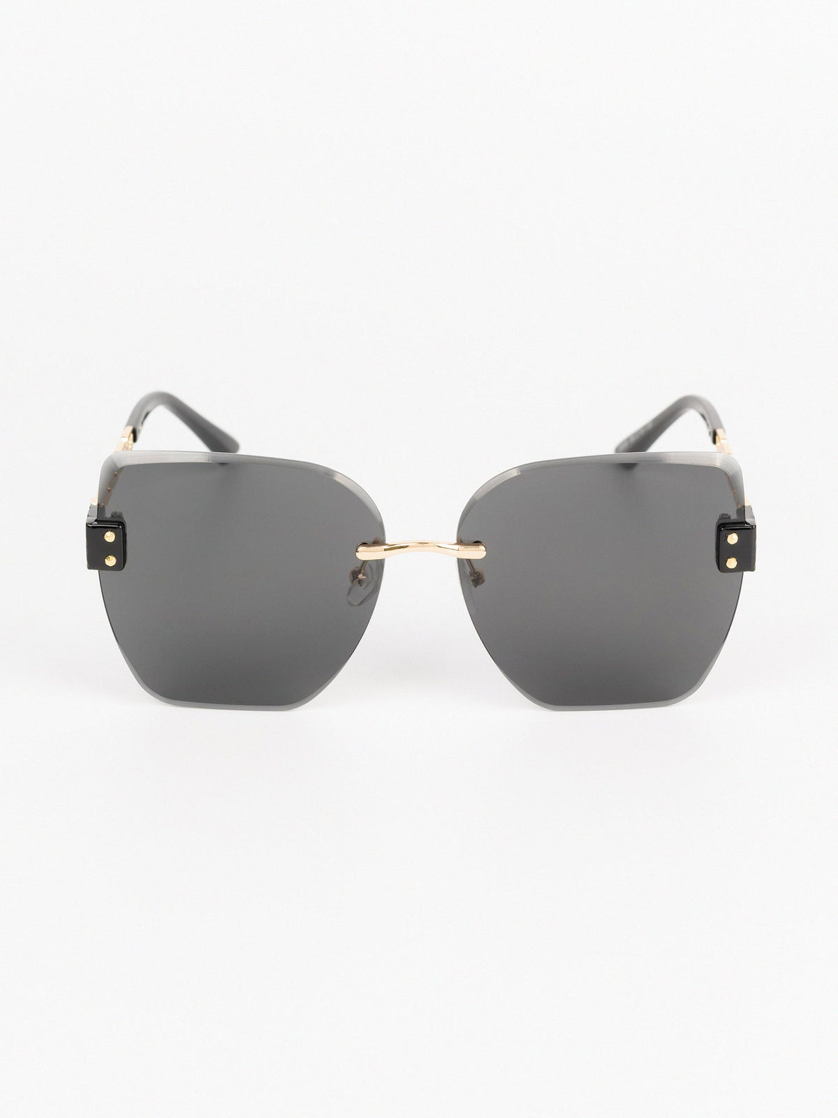 Hexagonal Sunglasses - Black