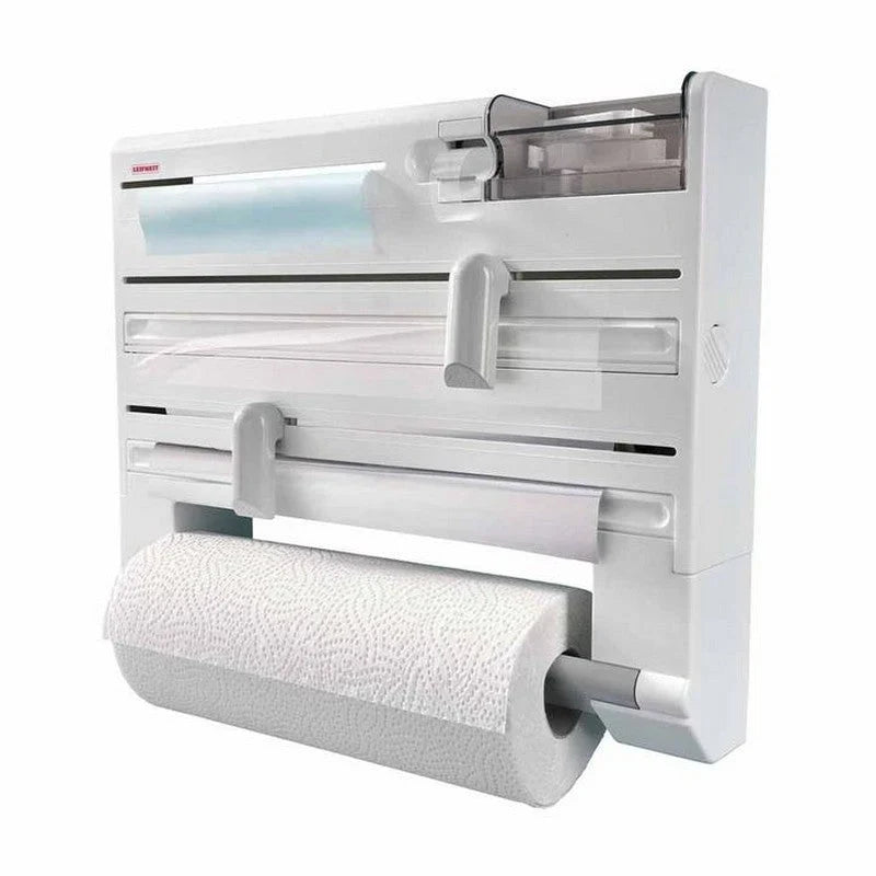 4-In-1 Wall-Mounted Kitchen Roll Holder - alternate view 2