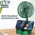 USB Rechargeable Telescopic Folding Fan - alternate view 2