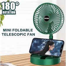 USB Rechargeable Telescopic Folding Fan - alternate view 2