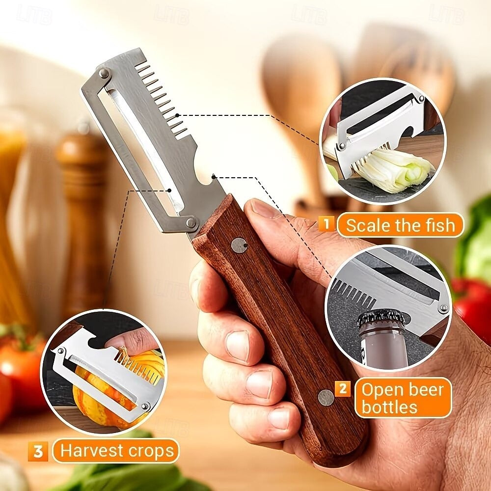 3-in-1 Ultra Sharp Vegetable Peeler & Cutter