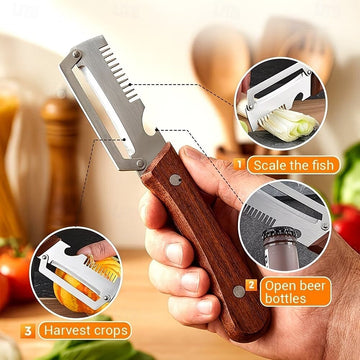 3-in-1 Ultra Sharp Vegetable Peeler & Cutter