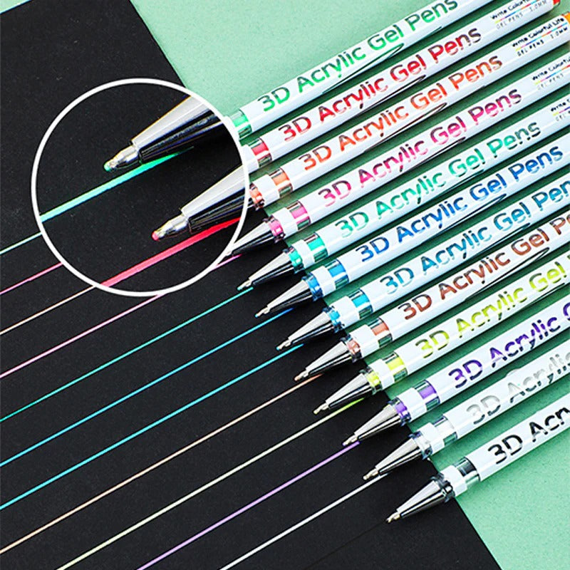 3D Arcrylic Gel Pens