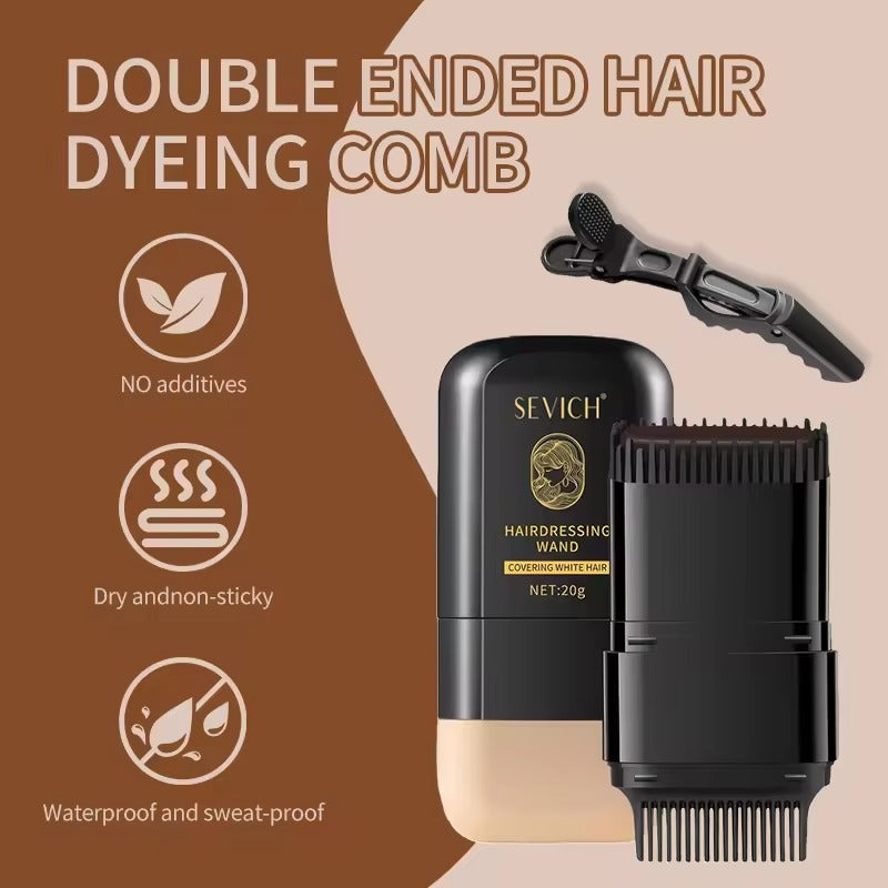 Unisex Double Ended Hair Dyeing Comb + ( Free Hair Grabber Set  )