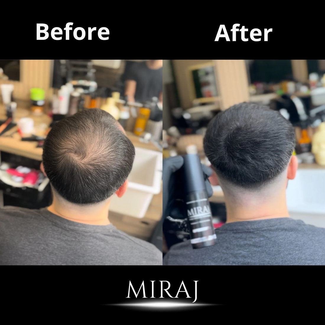 Instant hair thickening cream for visible scalp coverage