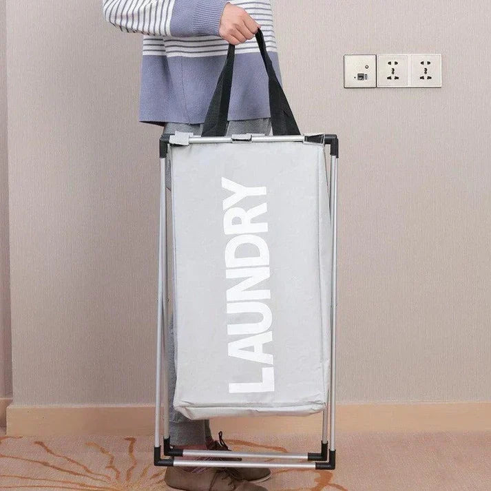 3-Section Fabric Laundry Sorter - alternate view 5