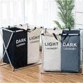 3-Section Fabric Laundry Sorter