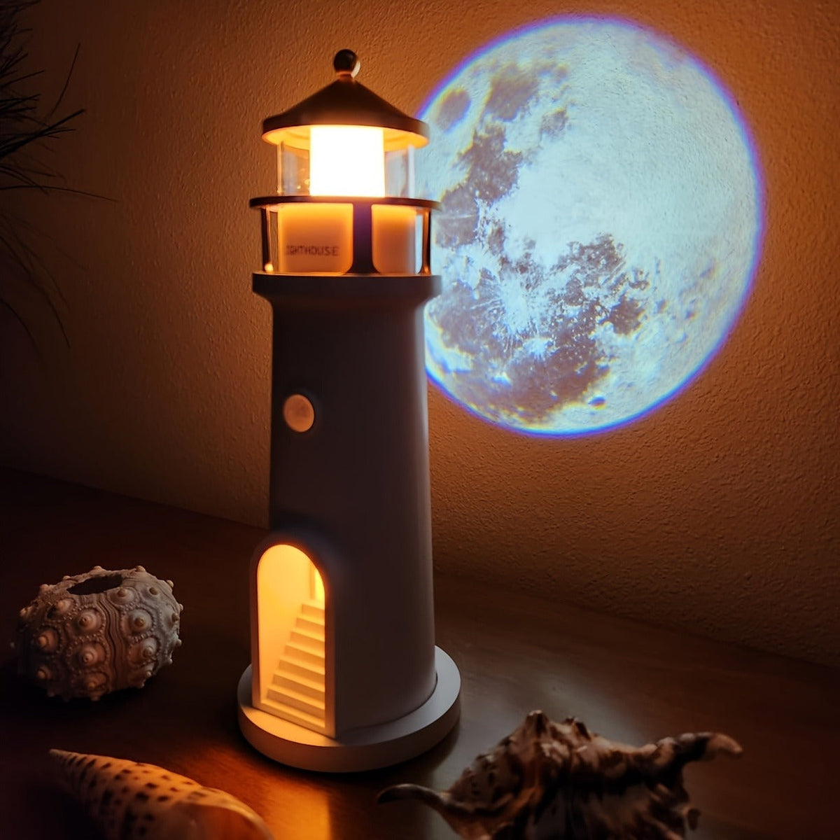 Decorative Lighthouse Moon Lamp